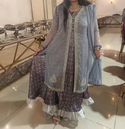 maxi with open style shirt