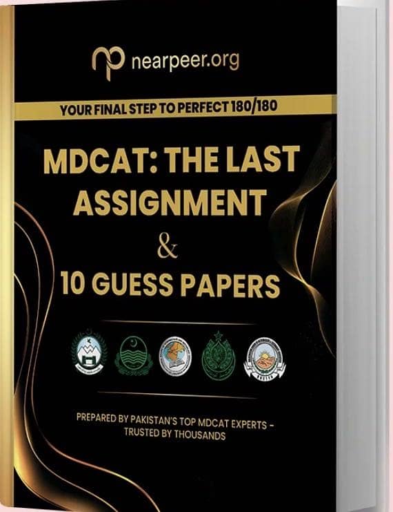 MDCAT last assignment book 1