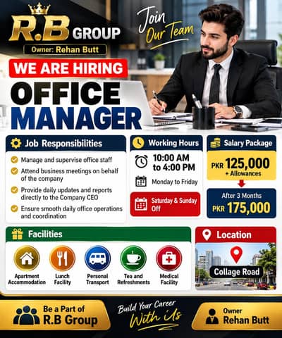 Female office Manger