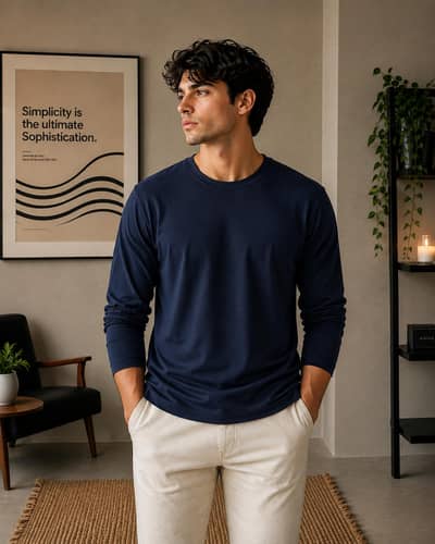 Wholesale Premium Cotton Full Sleeves T-shirts