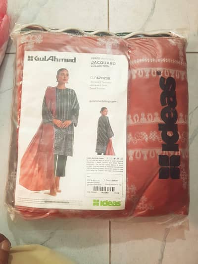 3pc Suit By GUL AHMED Brand New