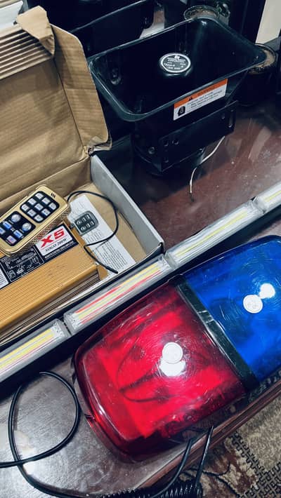 Police light roof red blue  Special edition