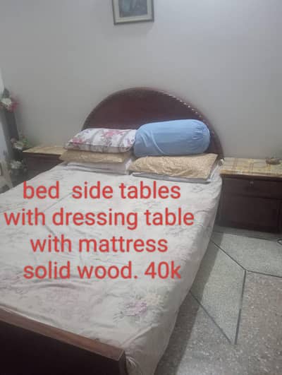 Bed side table dressing Table with Matress