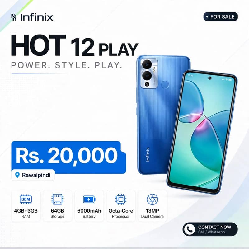 Infinix Hot 12 Play - Mobile Phones - 1120952877