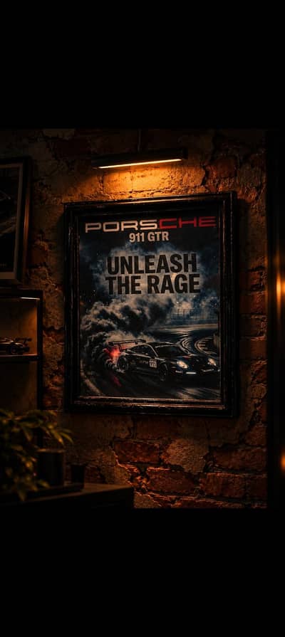 Porsche 9/11 GTR Wall Frame. .