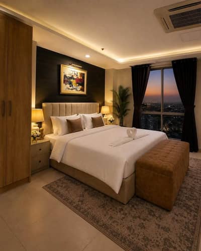 Daily Basis Apartment & Rooms Per day Perweek Short stay Available in E-11 Islamabad