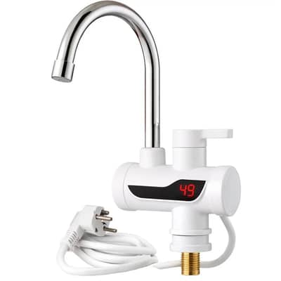 Electric Instant Hot Water Tap with Digital Temperature Display
