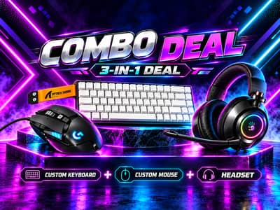 CUSTOM Attack Shark X68 Max + Logitech G502 Hero + A4tech Bloody G580