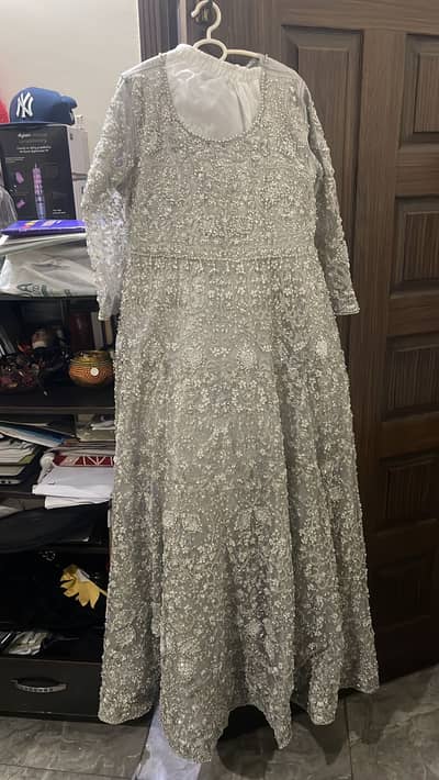 Walima dress grey