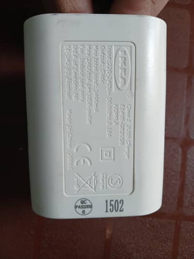 IKEA 3 pin charger