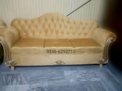 Sofa Set 6 Seater Brand New Velvet Fabric King Size