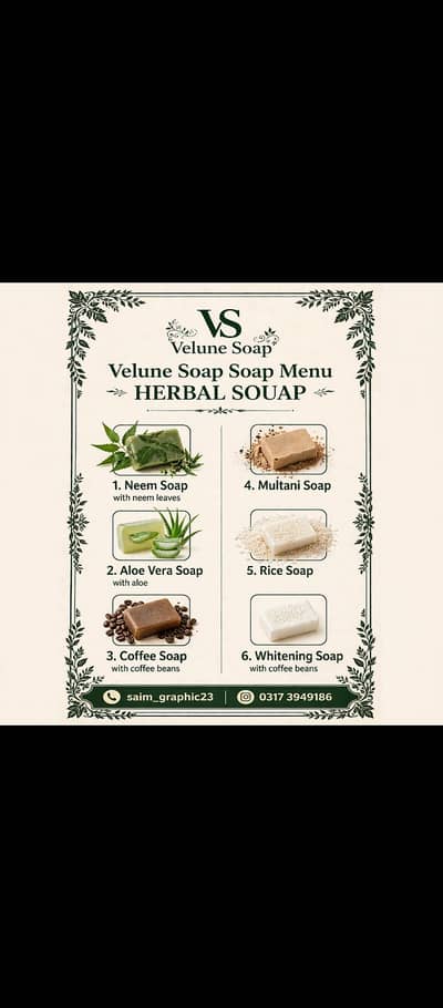 Herbal soaps
