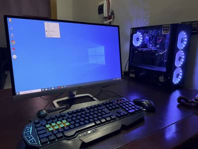 Gaming PC set up | Intel Xeon | GTX 660 2 GB | 8GB RAM | HP Slim IPS