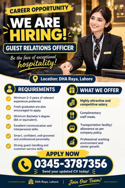 female Guest Relations officer