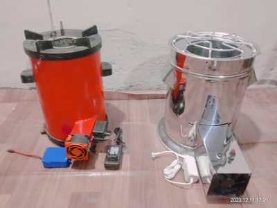 Biomass wood pellets stove