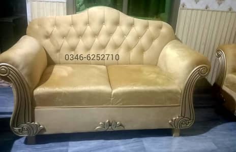 Sofa Set 6 Seater Brand New Velvet Fabric King Size