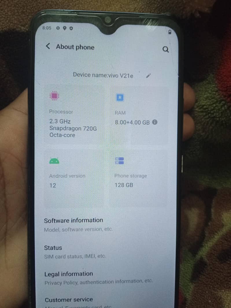 vivo v 21 e 1