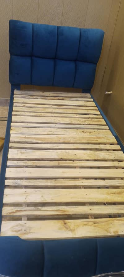 blue single bed for sale
