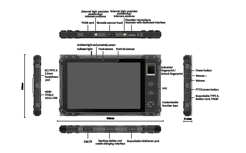 Android Rugged Tablet (8/128) 0