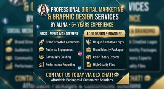 Professional Social Media Manager & Logo Designer