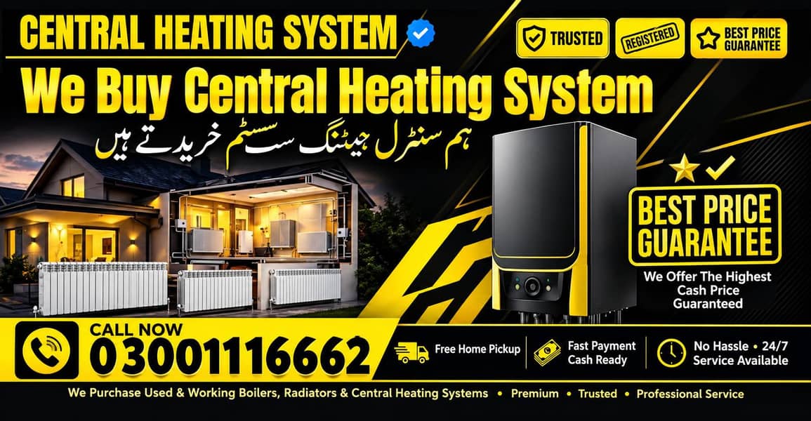 central heating system (used) ded 0