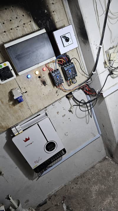 on grid solar system . hybrid solution. . for loadsheding