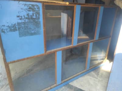 03 rack 01 counter for shop wooden good condition