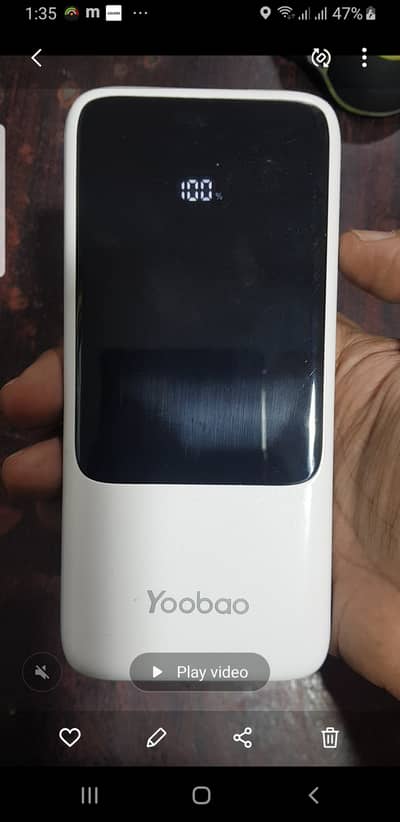 Yoobao 10000mah fast travel adopter