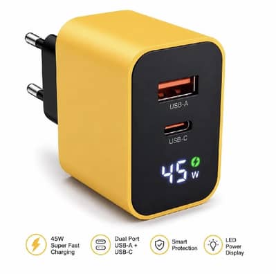 45W super fast charging adapter original