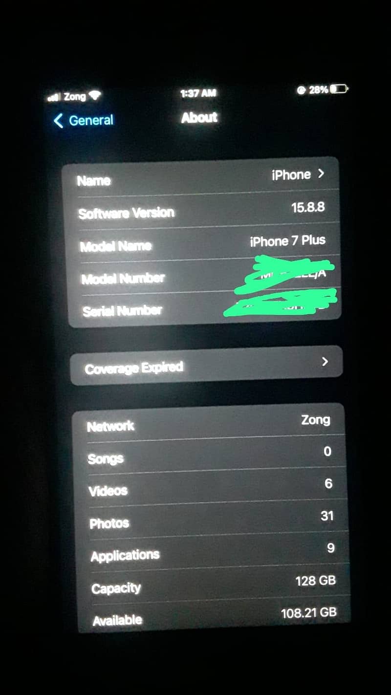 Apple iPhone 7 Plus PTA 2