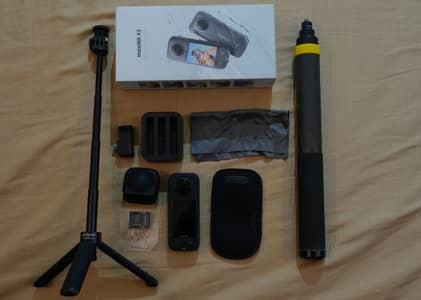 Insta360 X3 Camera with All Accessories