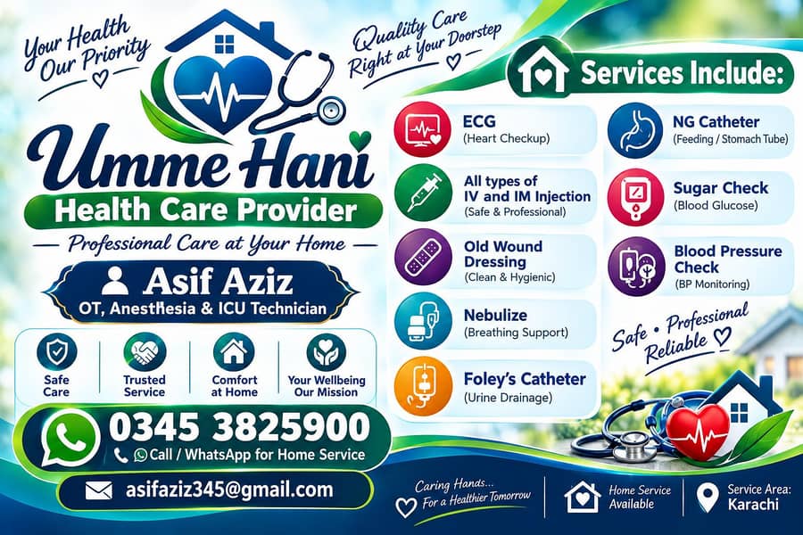 Umm e Hani Health Care Provider at your door step - Health Services ...