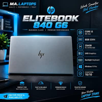 HP ELITEBOOK 840 G6 FOR SALE