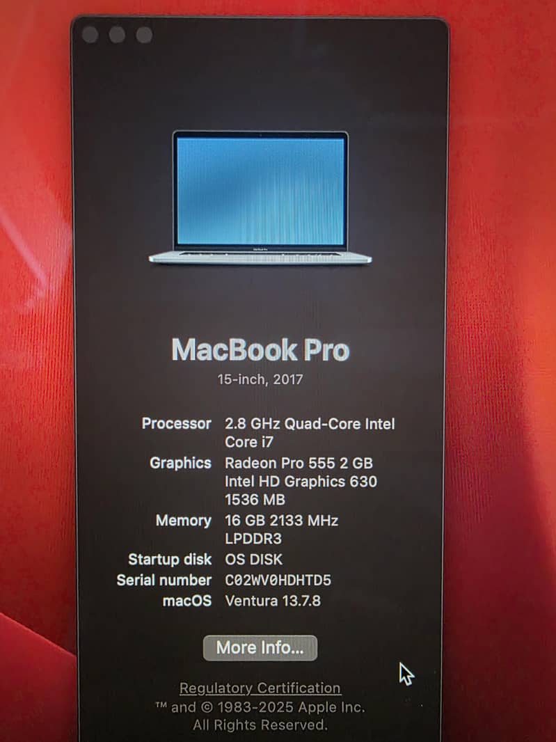 Macbook Pro 2017 4