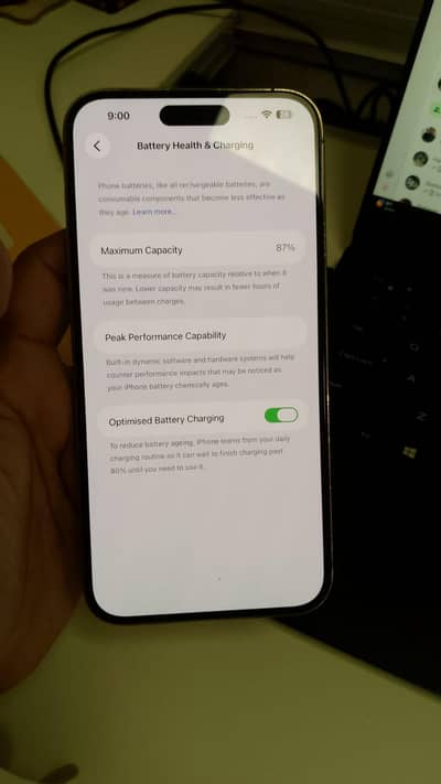 Apple iPhone 14 Pro Max 128gb phy + esim non pta 87% bh