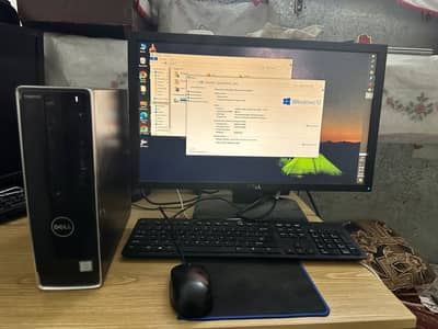 Pc core i5 6generation full setup ,24 inches Dell Lcd