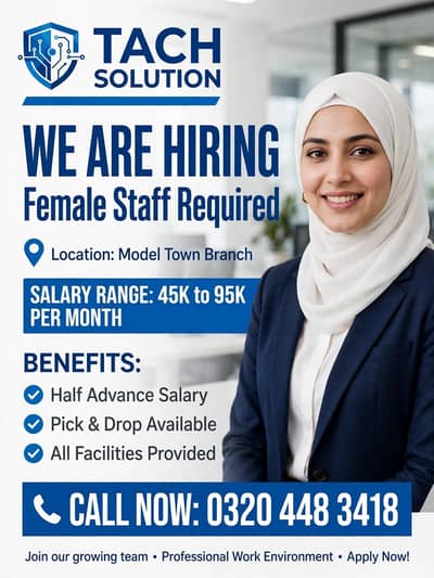 female staff required