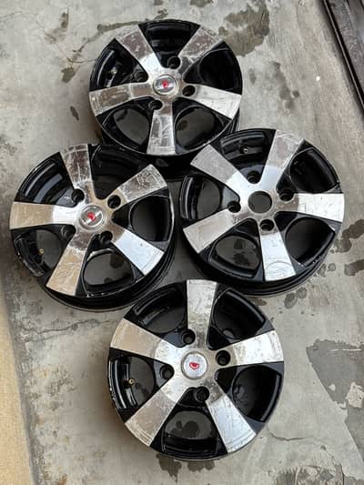Alloy Wheels 13 Inch Condition Perfect 100%