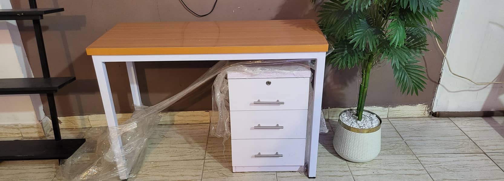 Study Table/ Office Table/ Console with 3 draws 3