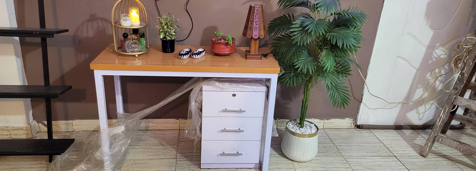 Study Table/ Office Table/ Console with 3 draws 7