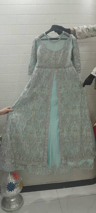 New Walima Sky Blue Maxi