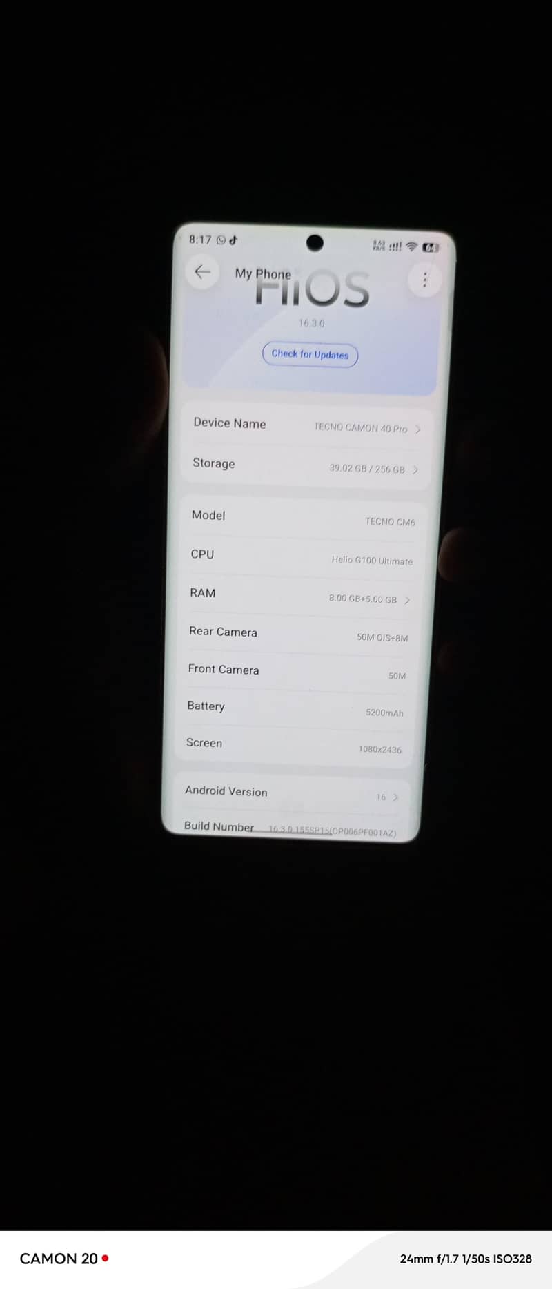 Tecno CAMON 40 Pro with box 6