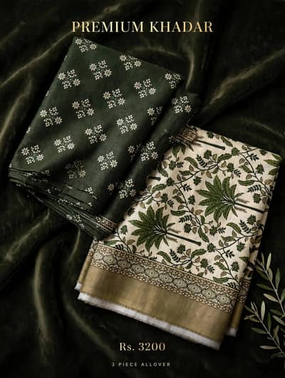 All over Printed suit with dupatta