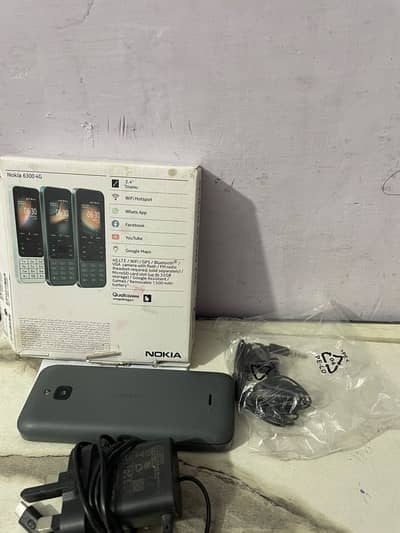 Nokia 6300 4G Original Phone with Box & Accessories