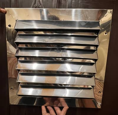 stainless Steel Exhaust Fan Ventilation Jali 12 Inch