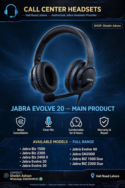 Noice Conciliation Headset Jabra Poly