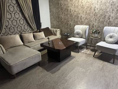 4 seater sofa set eith table and two chairs