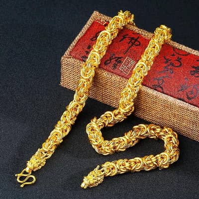Gold plated Cuban chain For man