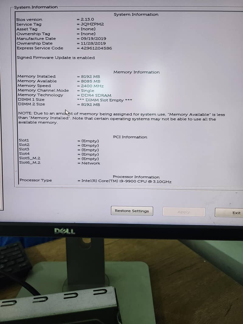 dell towet pc 6