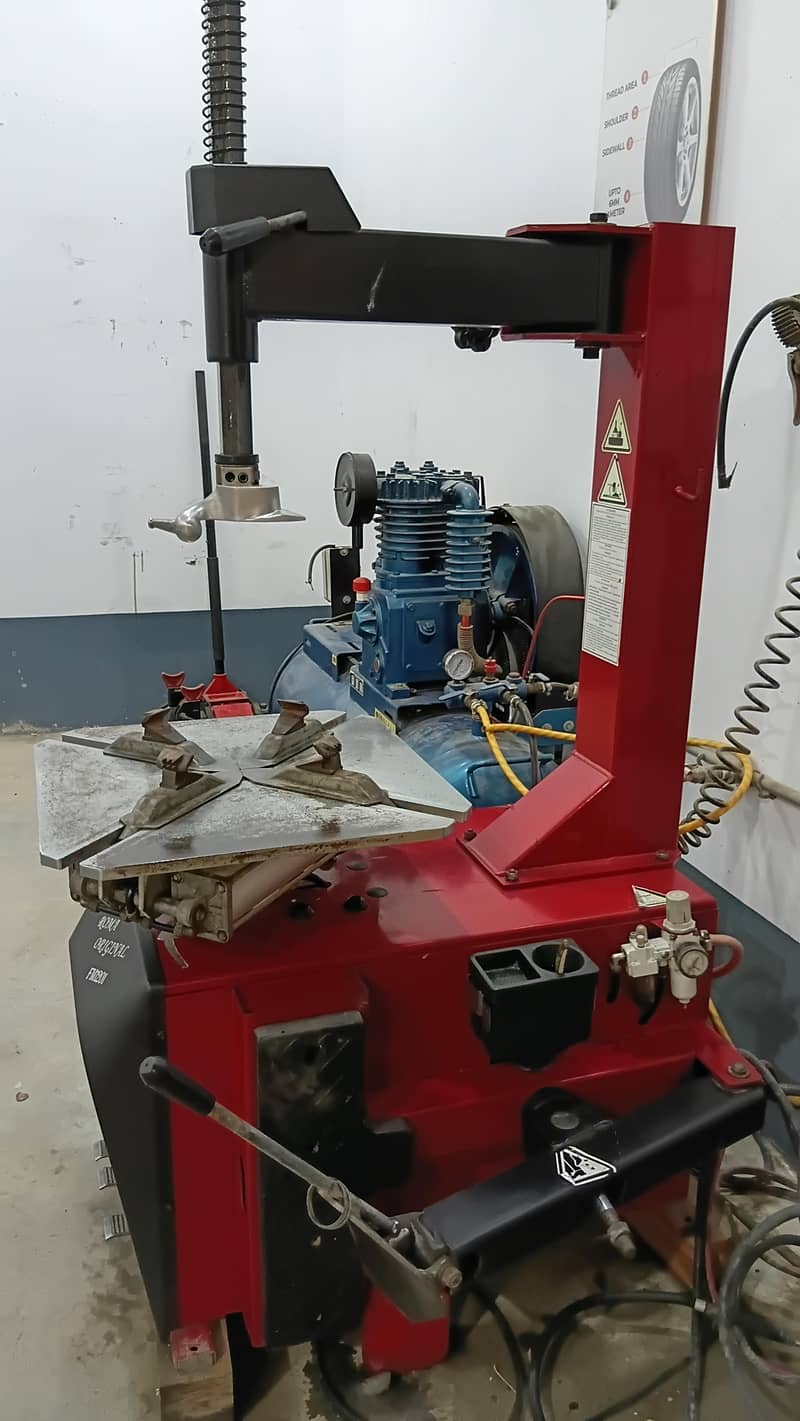 Tyer opner Machine / Tyer Changer Machine 5